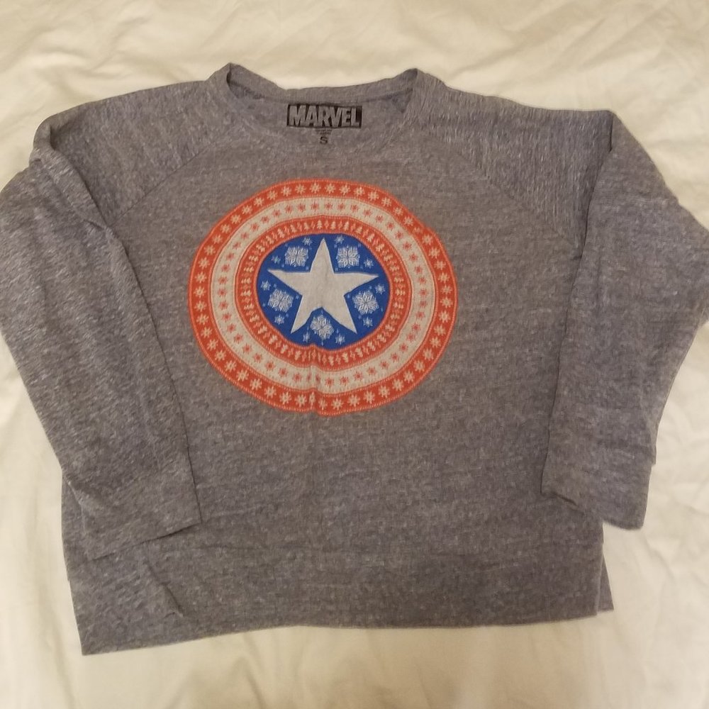 Marvel Winter Captain America sweater